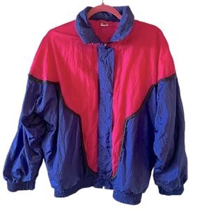 Vintage Retro 80s-90s Windbreaker Jacket